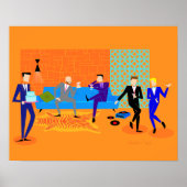 Retro Gay Party-Poster Poster (Voorkant)