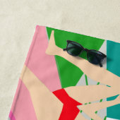 Retro Gay Pool Party Beach Towel Strandlaken (In situ)