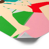 Retro Gay Pool Party Poster (Hoek)