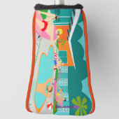 Retro Gay Pool Party Putter Hoesje Golfheadcover (Draai 90)