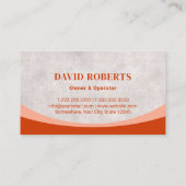 Retro Gazonverzorging & Landscaping Rijmaaier Logo Visitekaartje (Achterkant)