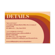 Retro gebogen boog streep bruiloft details