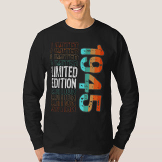 Retro Geboortejaar 1945 T-shirt