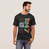 Retro Geboortejaar 1947 T-shirt (Voorkant volledig)