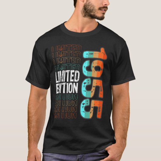 Retro Geboortejaar 1955 T-shirt (Voorkant)