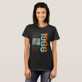  Retro Geboortejaar 1966 T-shirt (Voorkant volledig)