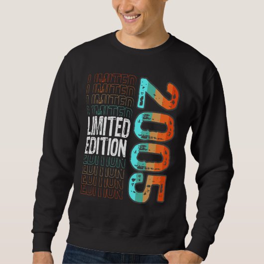 retro geboortejaar 2005 trui (Voorkant)