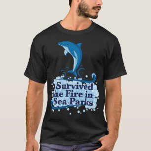 Retro Geboren om te gaan vissen Gedwongen om naar  T-shirt