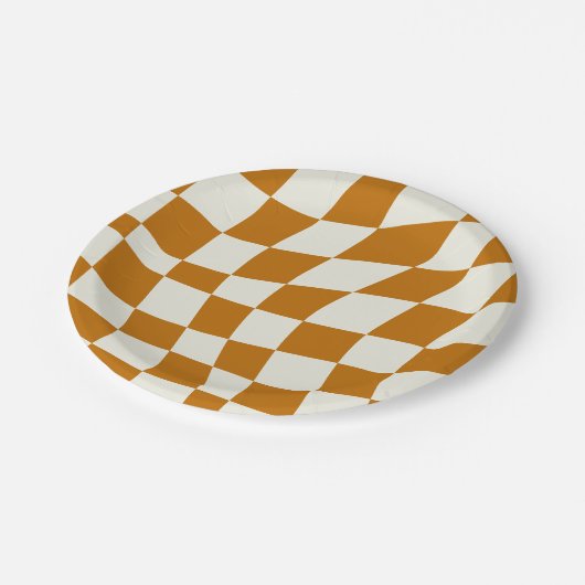 Retro Gecontroleerd Bord papier (Gekanteld)