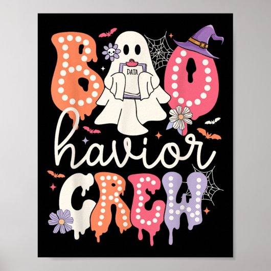 Retro gedrag van de bemanning gedragsanalist Hallo Poster (Voorkant)