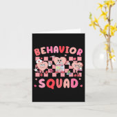 Retro Gedragstherapeut Valentijn Toegepaste Gedrag Kaart (Gele Bloem)