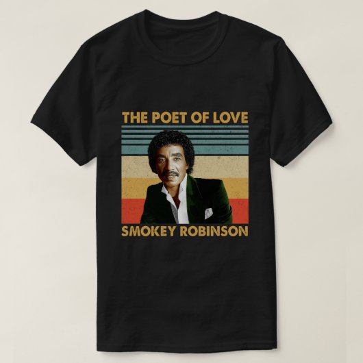 Retro geeft rofts rokey Robinson - de dichter van T-shirt (Design voorkant)