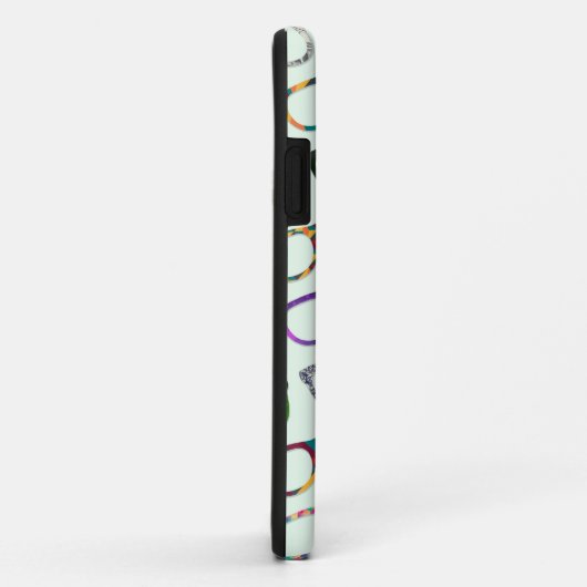 Retro Geek Hipster Glasses Pattern iPhone5 hoesje (Achterkant/rechts)