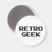 Retro Geek Producten & Design! Magneet (Voorkant / Achterkant)