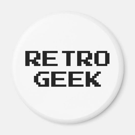 Retro Geek Producten & Design! Magneet (Voorkant)