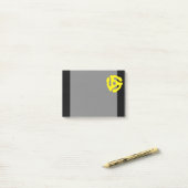 Retro  Geel 45 voorzetkamer DJ Post-it® Notes (Op bureau)
