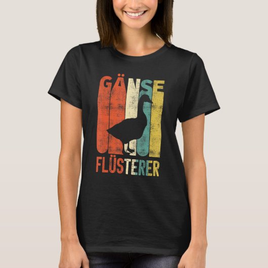 Retro Geese Whisper Farmer  Farmer T-shirt (Voorkant)