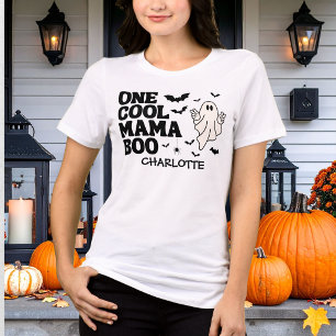Retro Geest Eerste Halloween Moeder 1e Verjaardag Tri-Blend Shirt