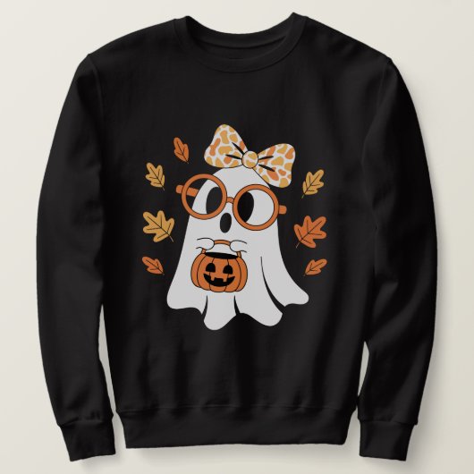 Retro Geest met Pompoen Emmer Trui (Design voorkant)
