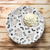 Retro Geest Spoken Halloween Papieren Bordje