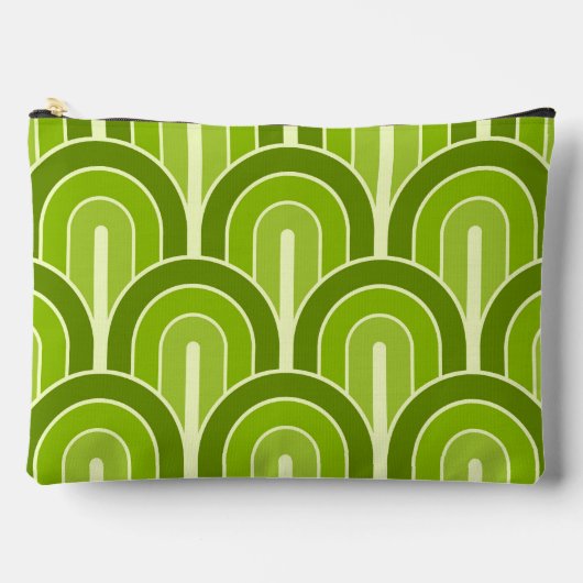 Retro gegradeerd Geometrisch ventilatorpatroon Etui (Voorkant)