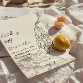 Retro geïllustreerde champagnetoren 40e verjaardag kaart