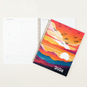 Retro geïllustreerde planner 2024 (Display)