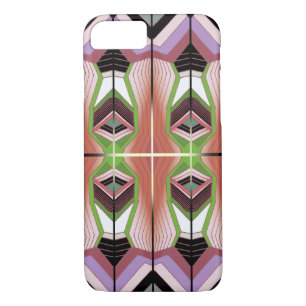 Retro geïnspireerd geometrisch patroon Case-Mate iPhone case