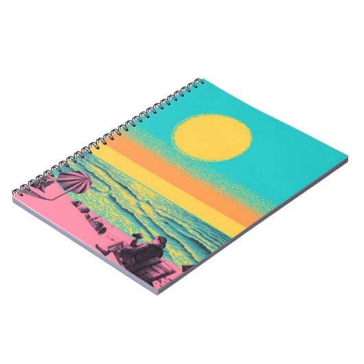 Retro geïnspireerd notitieboek (Linkerzijde)