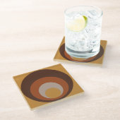 Retro-geïnspireerd Onderzetter Glazen Onderzetter (Schuin)