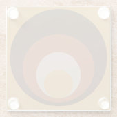 Retro-geïnspireerd Onderzetter Glazen Onderzetter (Achterkant)