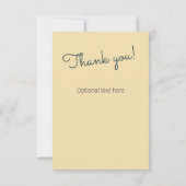 Retro-geïnspireerde cocktail bedankt je kaarten (Achterkant)