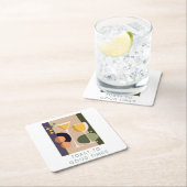 Retro-geïnspireerde cocktailonderzetters in soft p kartonnen onderzetters (Insitu)