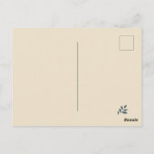 Retro-geïnspireerde cocktailparty-uitnodiging briefkaart (Achterkant)