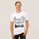 Retro-geïnspireerde 'niet struikelen over wat er a Tri-Blend shirt (Voorkant volledig)