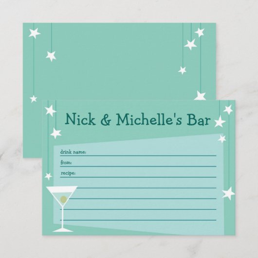 Retro Geïnspireerde ontvang Kaart (Voorkant / Achterkant)