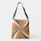 Retro geïnspireerde spinwheel crossbody tas (Achterkant)