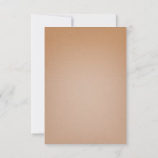 Retro Geïnspireerde strand bruiloft op eiland bewa Save The Date (Achterkant)