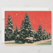 Retro geïnspireerde vrolijke kerstfeest kaarten (Achterkant)