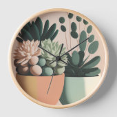 Retro-geïnspireerde zuinige wandklok (Voorkant)