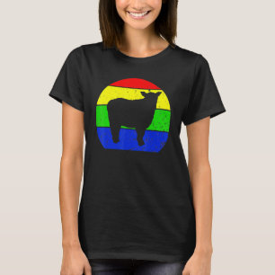 Retro Geit  Geit Silhouet Dier 60s 70s T-shirt