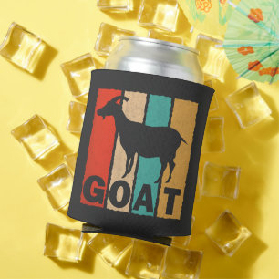 Retro Geit Liefhebber Vintage Stijl Geit Blikjeskoeler
