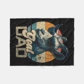Retro Geit Papa Beste Geit Papa Grappige Vaders Da Fleece Deken (Voorkant (Horizontaal))