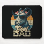 Retro Geit Papa Beste Geit Papa Grappige Vaders Da Muismat (Voorkant)