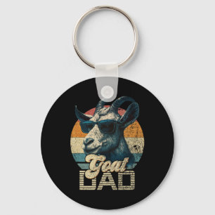 Retro Geit Papa Beste Geit Papa Grappige Vaders Da Sleutelhanger