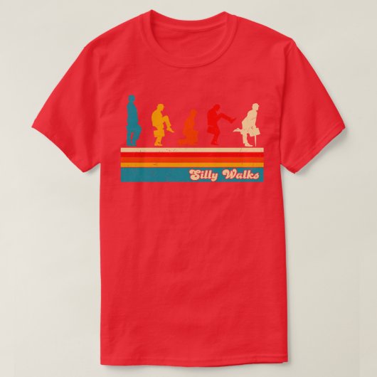 Retro Gekke wandelingen T-shirt (Design voorkant)