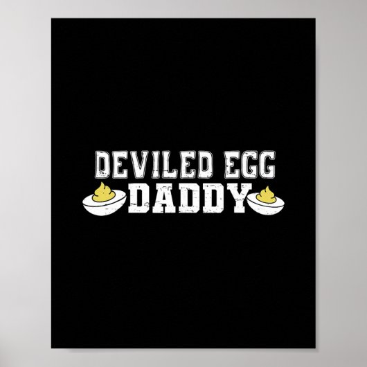 Retro Gekruide Eierdaddy Grappige Thanksgiving Vad Poster (Voorkant)