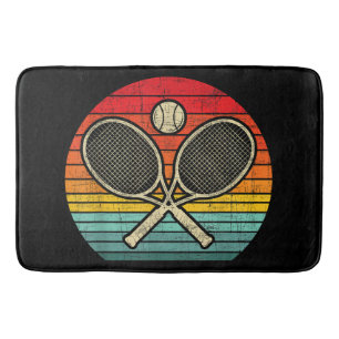 Retro gekruist tennisracket - Sportliefhebber Badmat