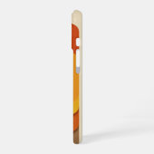 Retro Gelaagde Geometrische Vormen iPhone 16 Hoesje (Linkerkant)