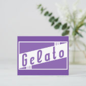 retro gelato briefkaart (Staand voorkant)